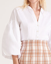 Load image into Gallery viewer, VERONICA BEARD Aileen Puffed-Sleeve Blouse