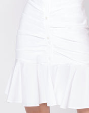 Load image into Gallery viewer, VERONICA BEARD Bell Button Down Ruched Shirtdress