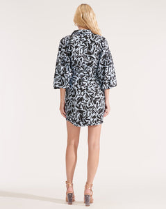 VERONICA BEARD Samy Puffed-Sleeve Dress