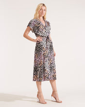 Load image into Gallery viewer, VERONICA BEARD Amani Watercolor Leopard Dress
