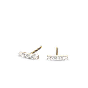 ADINA REYTER Super Tiny Pavé Bar Posts