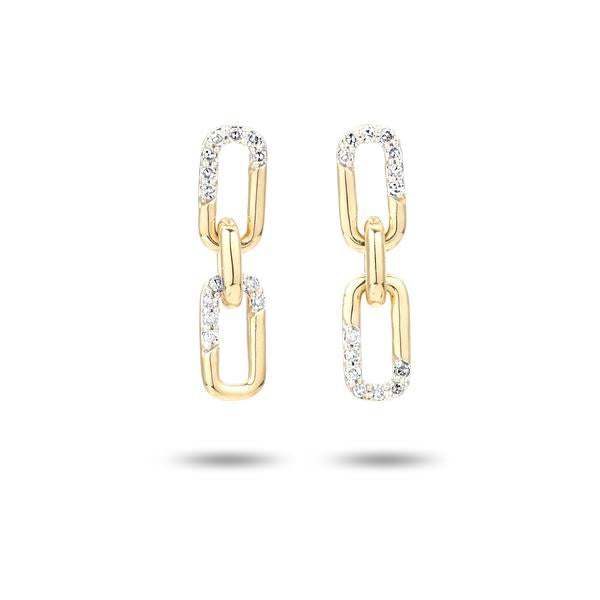 ADINA REYTER  Pavé Interlocking Link Posts