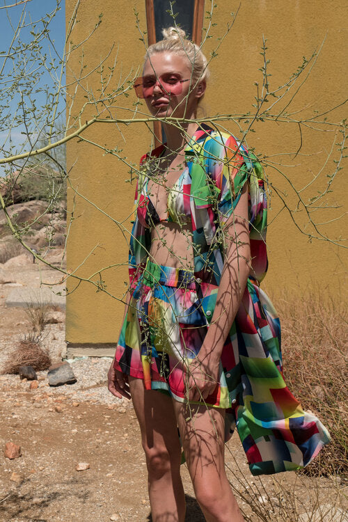 LE SUPERBE Floyd Prism Midi Dress