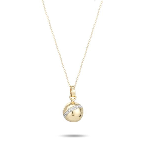 ADINA REYTER Pavé Orbit Necklace