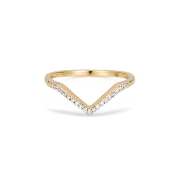 ADINA REYTER Pavé Diamond V Ring