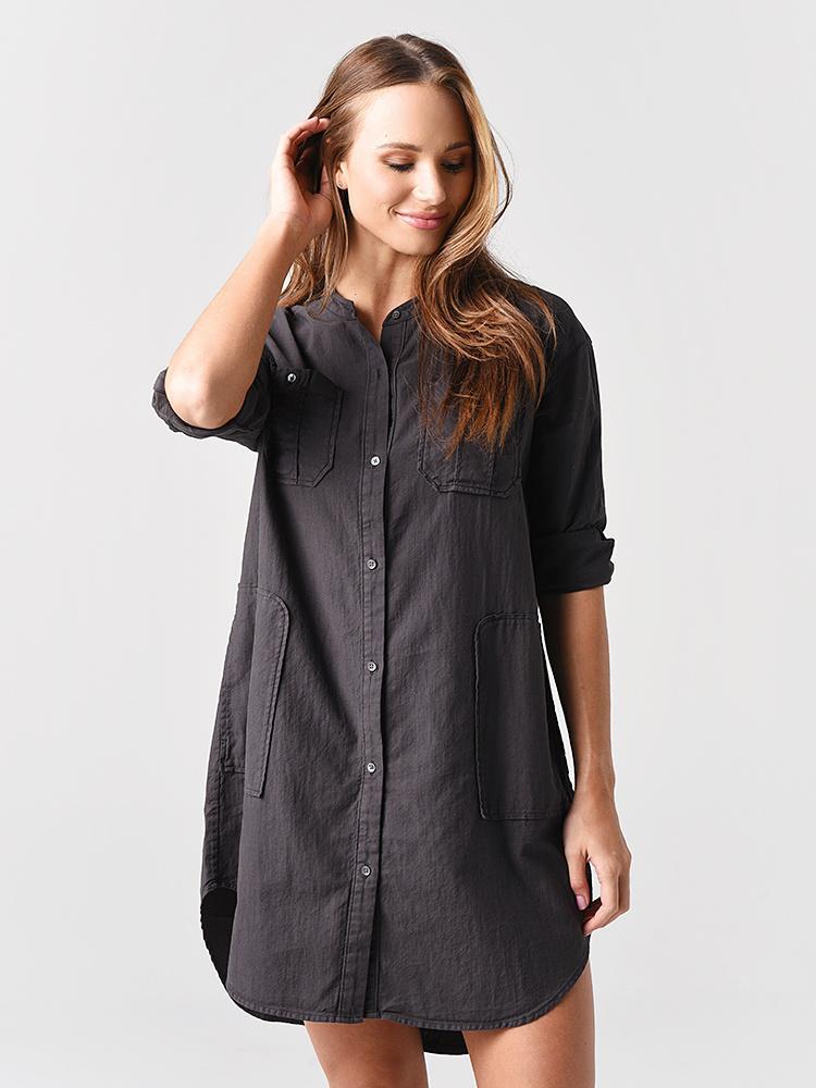 JAMES PERSE Utility Shirt Dress