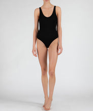 Load image into Gallery viewer, ATM Modal Rib Deep-V Tank Bodysuit
