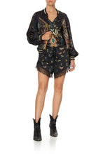 Load image into Gallery viewer, CAMILLA Panelled Sleeve Blouson Bomber
