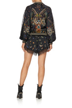 Load image into Gallery viewer, CAMILLA Panelled Sleeve Blouson Bomber
