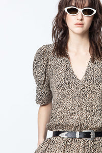 ZADIG & VOLTAIRE Russel Leo Print Dress