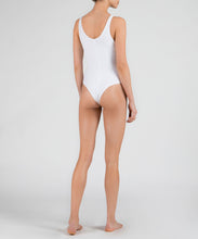 Load image into Gallery viewer, ATM Modal Rib Deep-V Tank Bodysuit

