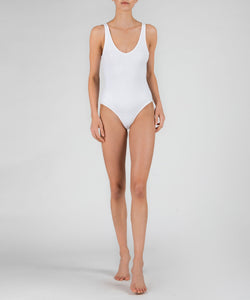 ATM Modal Rib Deep-V Tank Bodysuit